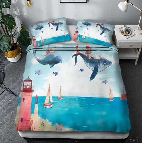 Nautical world map comforter - world,