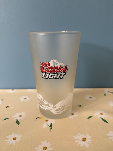 Coors light frosted pint glass - coors,