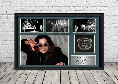 Ozzy osbourne signed photo - osbourne,