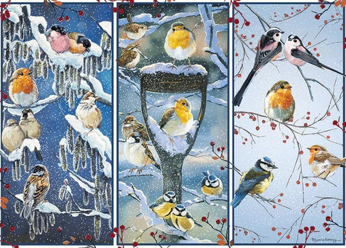 Otter house snowy garden birds - otter,