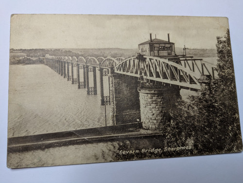 Vintage postcard severn bridge - vintage,