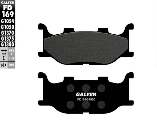 Galfer brake pad semi metal - galfer,