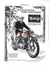 1954 Advert NORTON 'Dominator