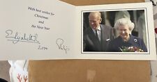 Year 2000 Signed Queen Elizabeth II  And Prince Phillip Royal Christmas Card