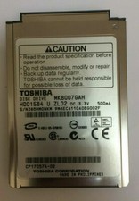 Toshiba MK8007GAH 80GB ZIF 1.8" 4200 RPM Ipod drive HDD hdd1584 cp170574-02