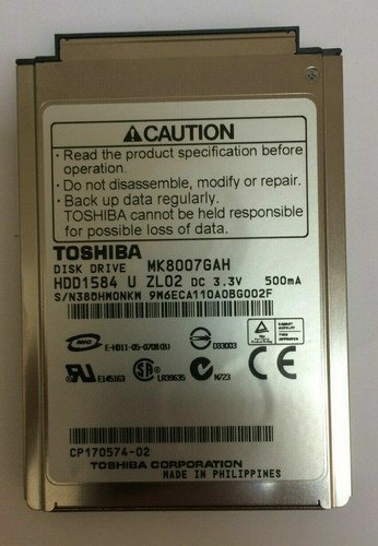 Toshiba mk8007gah 80gb zif - toshiba,