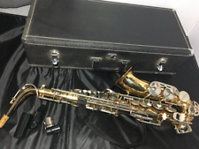 Earlham alto Saxophone in case - 55 cm long without mouth-piece.