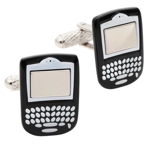 Blackberry phone cufflinks - blackberry,