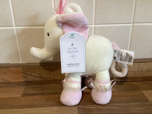 Mothercare pink cream elephant - mothercare,