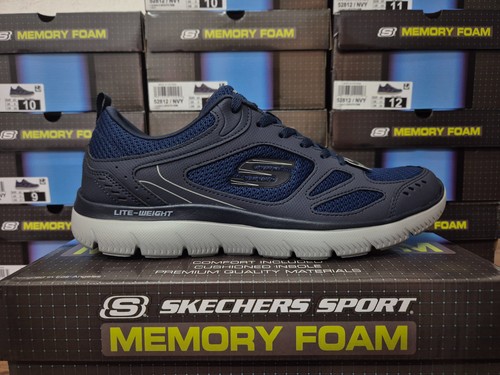 Skechers mens blue shoes - mens,
