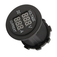 ɪ Car Motorcycle DC 12-24V Dual LED Digital Voltmeter Ammeter Amp Volt Meter