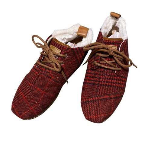 Tom bota red plaid - tom’s,