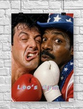 Personalised Rocky Movie Sylvester Stallone Movie A4 Wall Art Print Room Poster