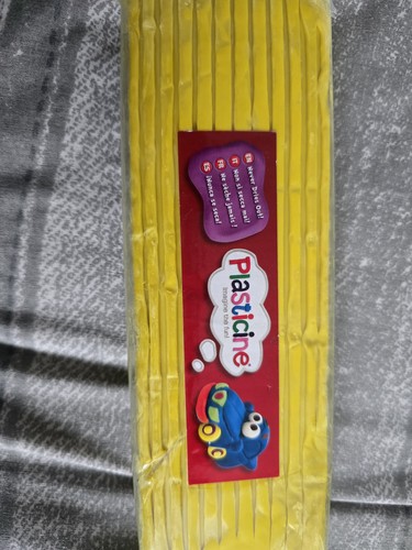 Plasticine block yellow - plasticine,