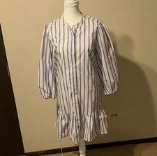 Nine West Women Blue Stripe