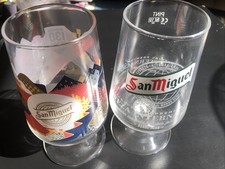 Limited Edition 130 Year Anniversary & One Other San Miguel Pint Glass.      C3