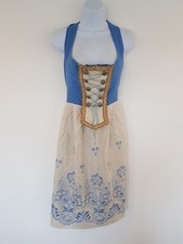 Vintage Dress Blue Dirndl