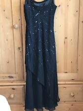 Veni Infantino for Ronaldo Joyce Black with Sequins Evening Dress size 16