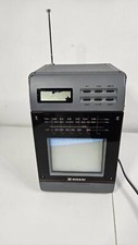 Nikkai Mini Black And White TV Vintage Retro Clock/tv/Radio TLG-451(G) 
