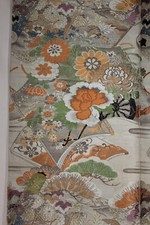 antique textile Japanese hand