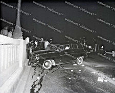 Borgward Isabella Auto Accident Car Crash 1961 Original 4x5 Negative