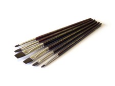 Artmaster Acrylic Painting Brushes Flat Sizes