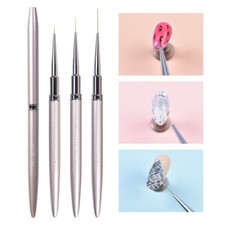 KADS French Nail Art Thin Liner Brush 100% Kolinsky For Fine Nail Art Design