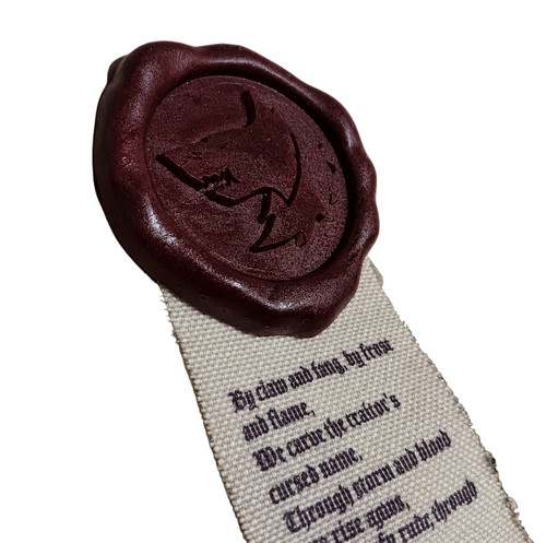 Gothic purity seal - &, fabric