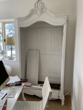 antique french armoire painted