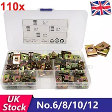 110Pcs U Nuts Kit Speed
