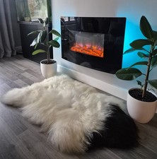 Unique Natural Non Dyed Icelandic Sheepskin Rugs Giant Sizes up to 160 cm long
