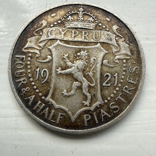 George 1921 cyprus - v, milled
