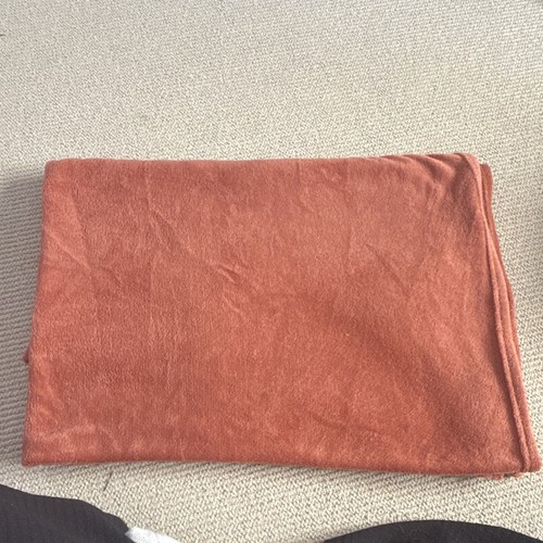 Dunelm terracotta solid throw - dunelm,
