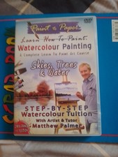 Watercolour Painting DVD Matthew Palmer Skies, Trees & Water Art