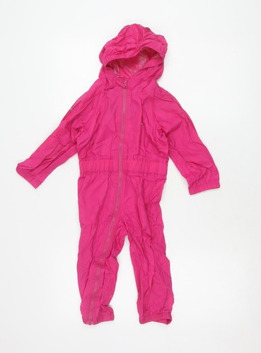 Trespass girls pink snowsuit - girls,