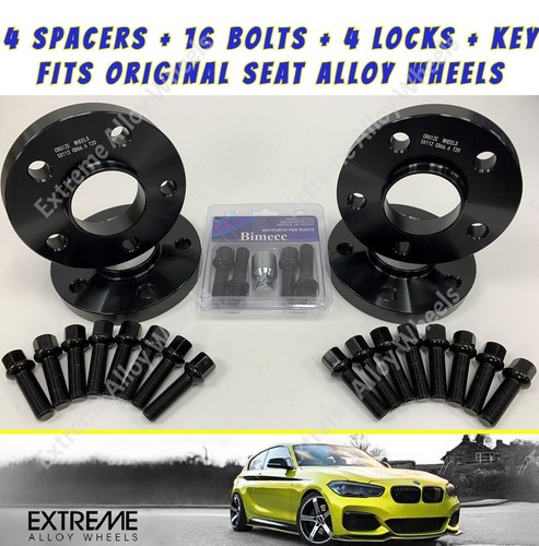 Black alloy wheel spacers 15mm - wheel,