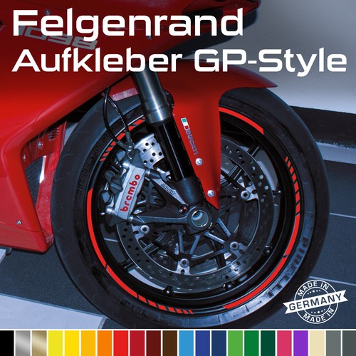Wheel rim stickers - rim,