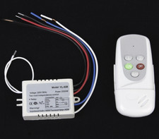 Wall Switch And Remote Control 2-Way On/Off Digital 220V-240V Wireless Switch