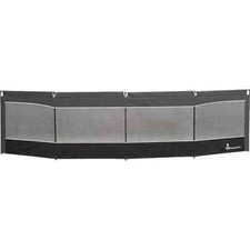 Isabella 4-Sided Ventus Windscreen Windshield Windbreak 460x110cm Granite/Black