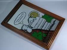 Vintage wooden snoopy - wooden,
