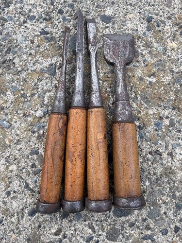 Japanese chisel set 4pcs - set, ouchi