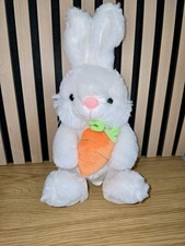🐰 white plush rabbit with