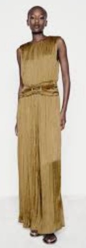 Zara satin playsuit with - ,