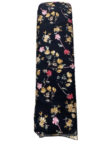 Metre print challis - metre, viscose