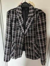 Ladies Lipsy Tweed Jacket Size 14
