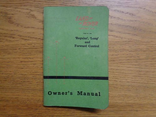 Land rover series - land, 2a