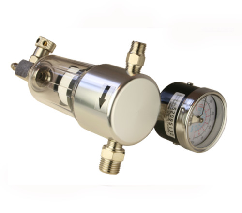 Moisture filter with bleed and - filter,
