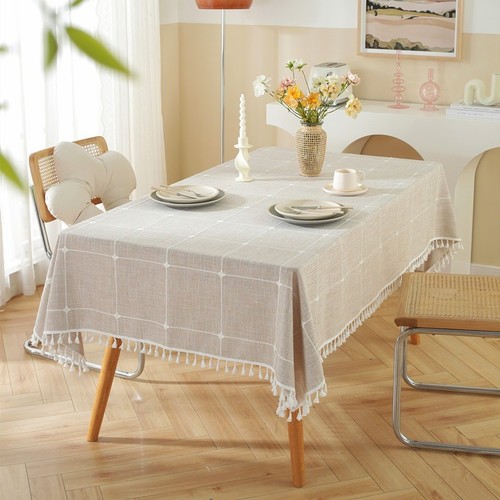 Cotton linen rectangle - cotton,