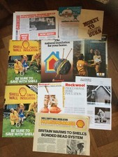 Job Lot 1980s Home/Cavity Wall Insulation Flyers and Brochures