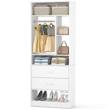 24" Wooden Closet System with